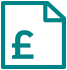 Pound symbol on paper